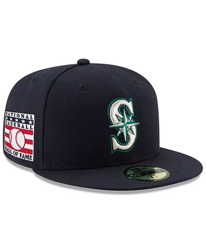 

Мужская темно-синяя кепка приталенного цвета Seattle Mariners National Baseball Fame 59FIFTY New Era, синий