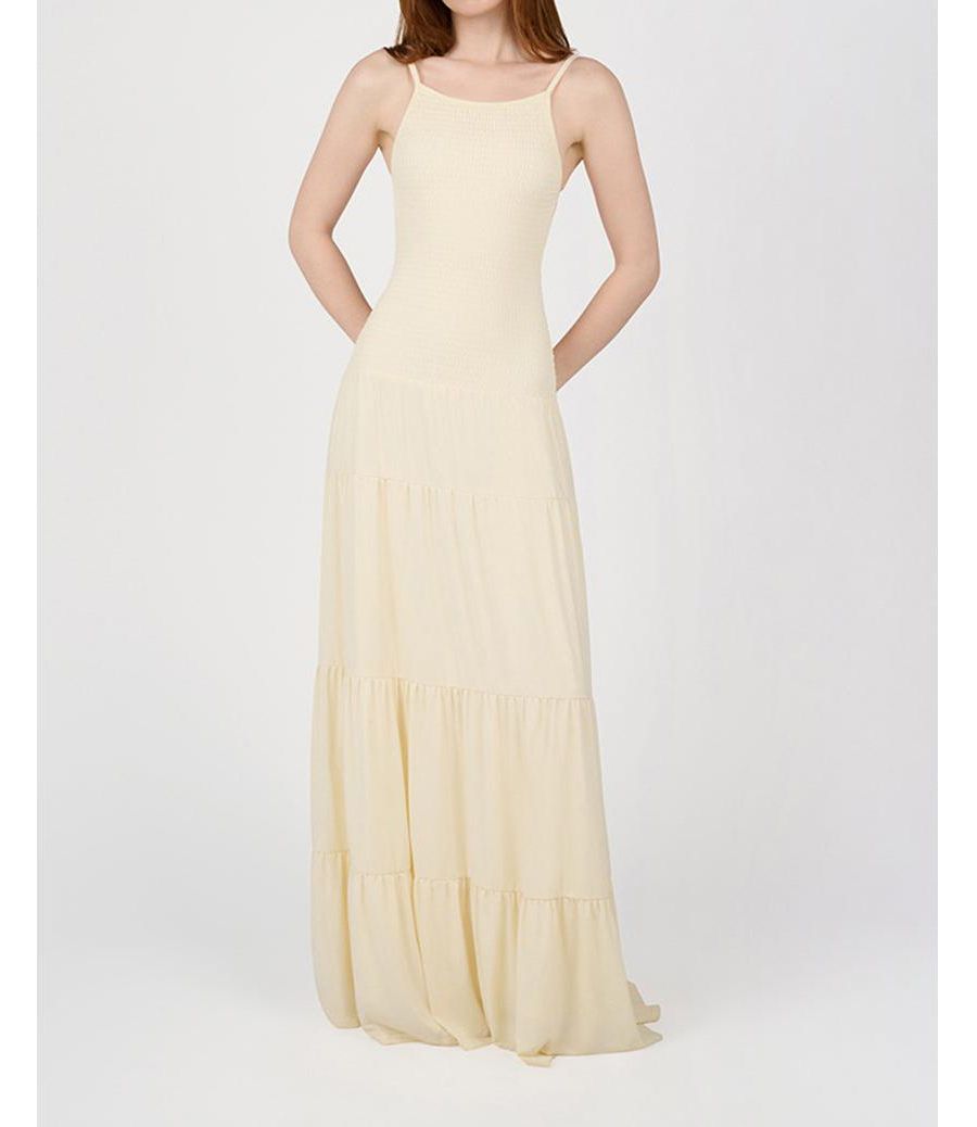 

Платье-макси с присборенной талией WeWoreWhat, No Color