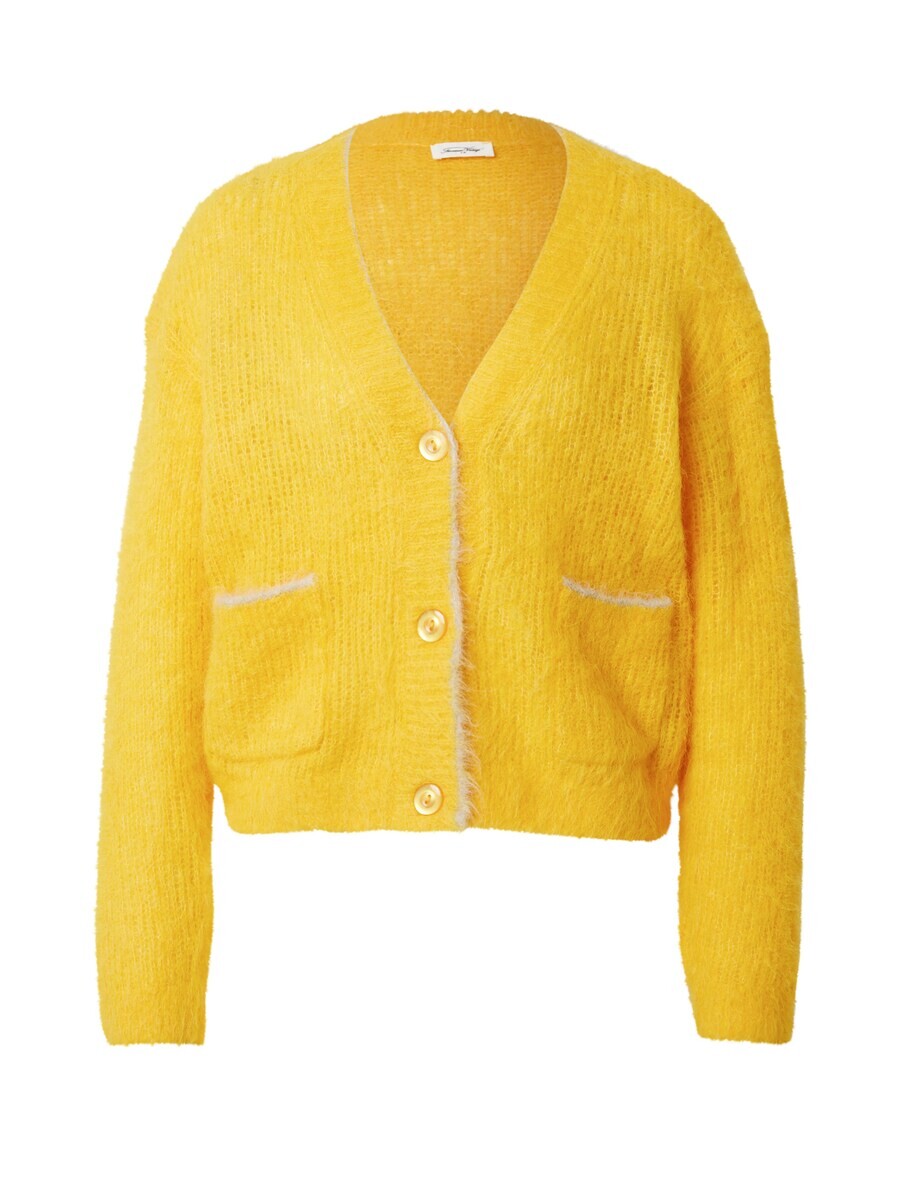 

Кардиган AMERICAN VINTAGE Knit Cardigan BYMI, темно-желтый