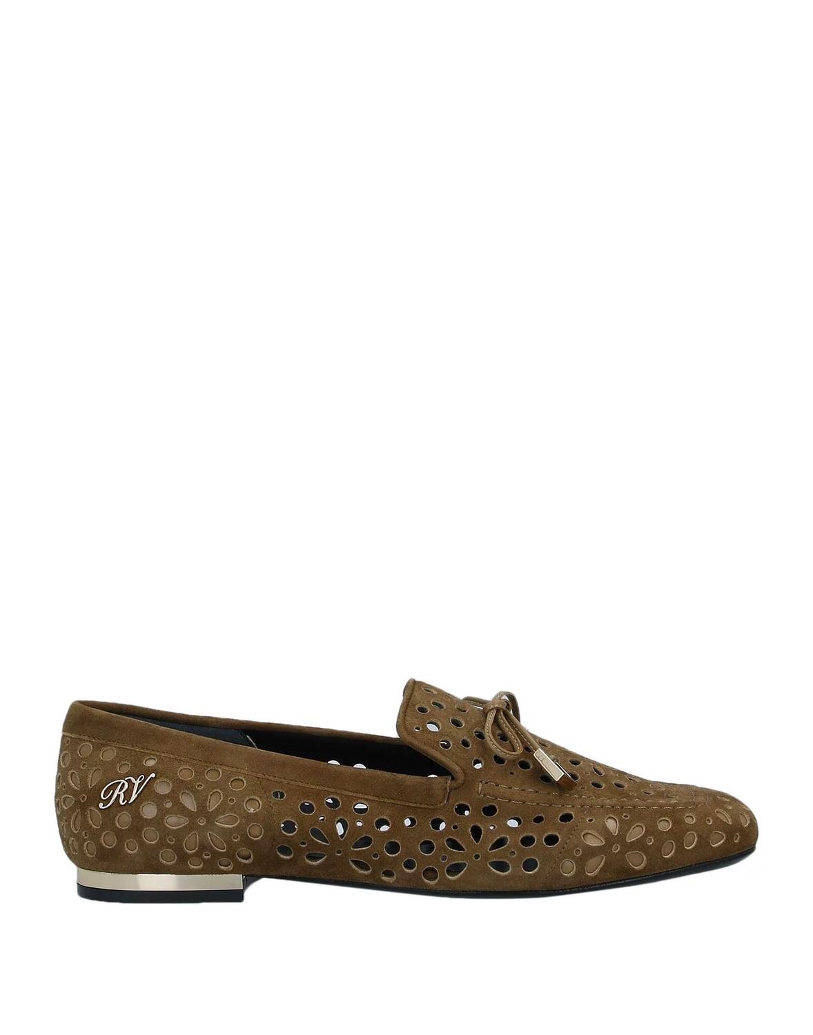 Лоферы Roger Vivier, зеленый