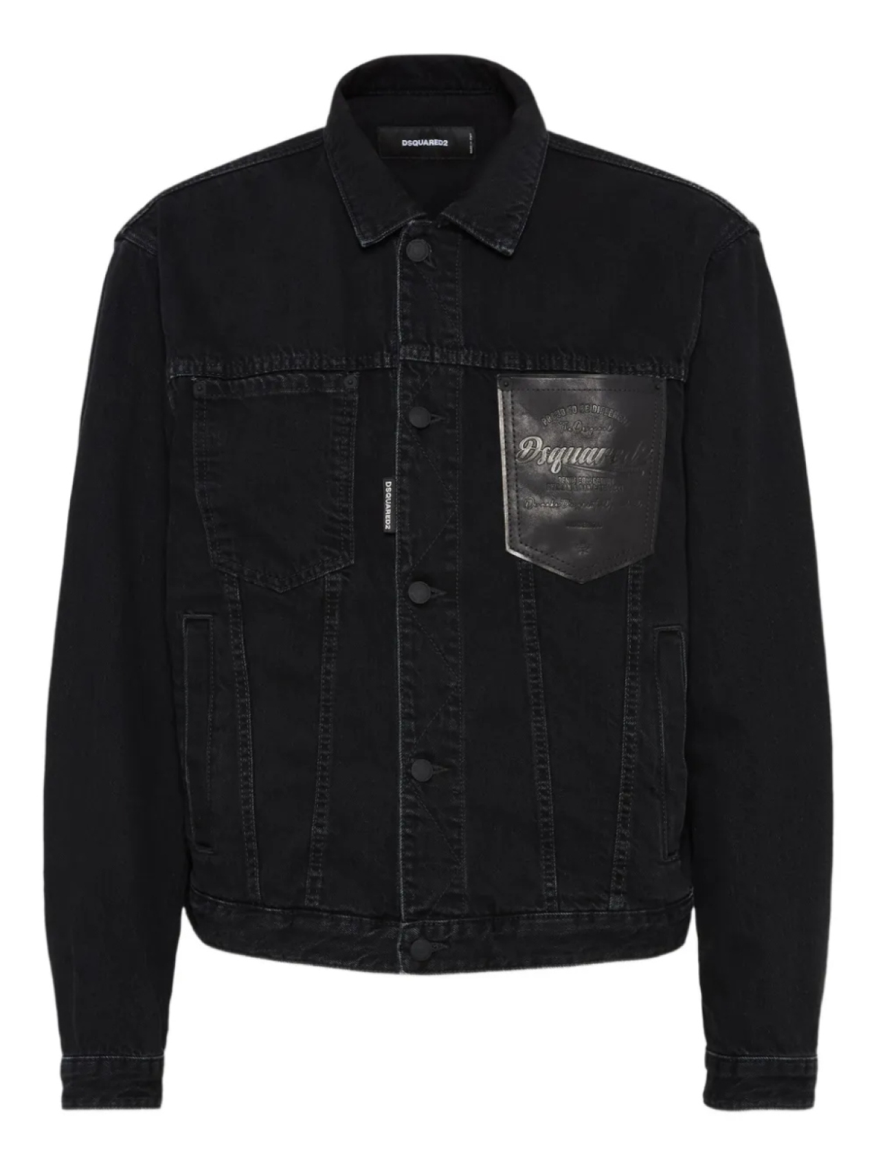

DSQUARED2 джинсовая куртка Jean, черный