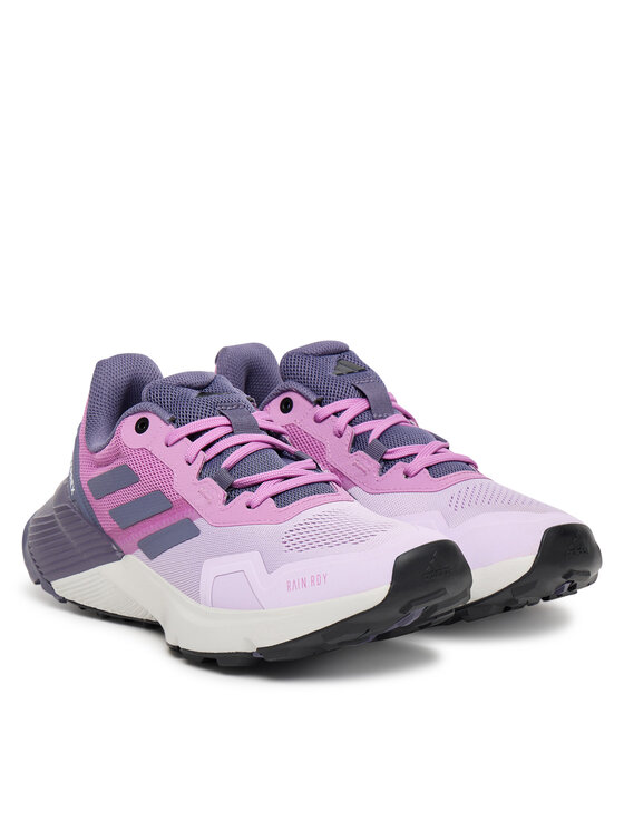 Беговые кроссовки Terrex Soulstride RAIN.RDY Trail JR7070 Adidas, фиолетовый — фото 2