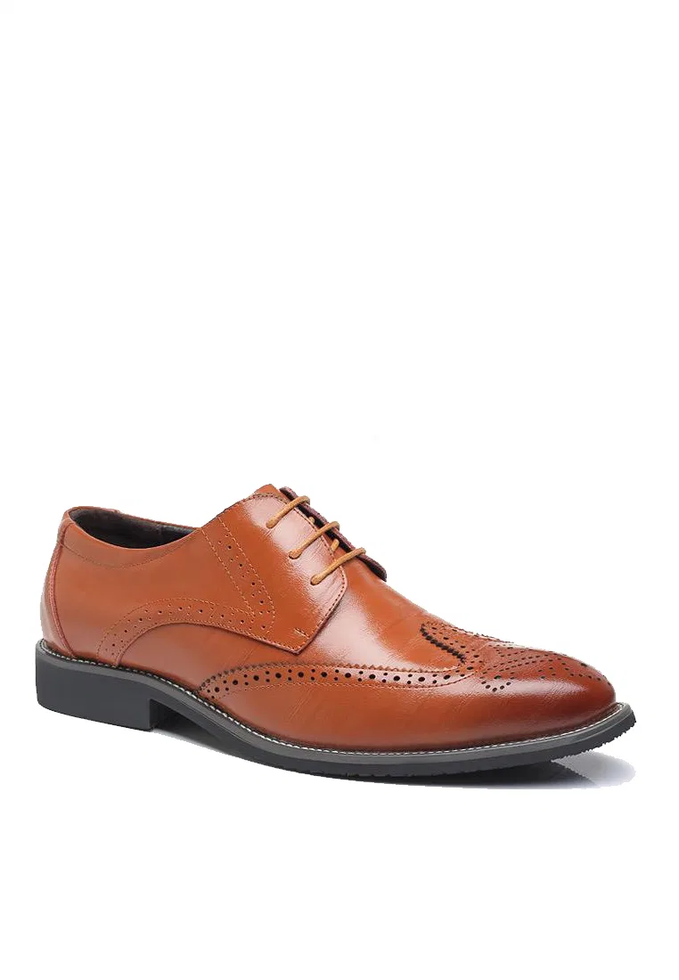Туфли оксфордские классические, кожа, модель MC7196 Twenty Eight Shoes, светло-коричневый — фото 3