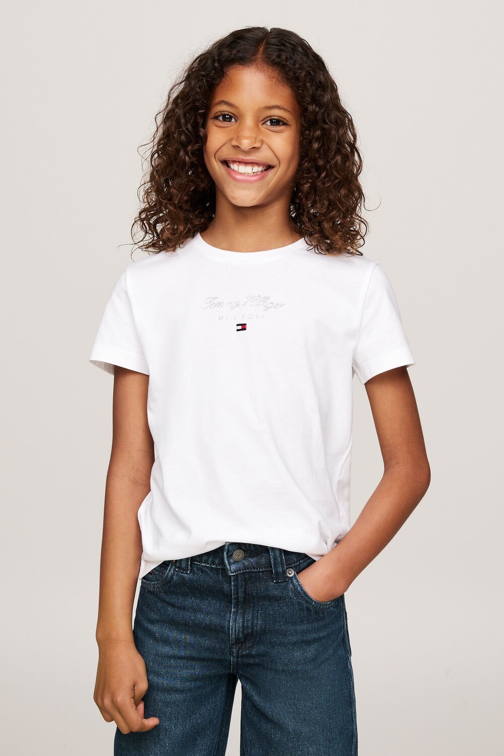 

Футболка с короткими рукавами Nyc Foil Tommy Hilfiger, белый