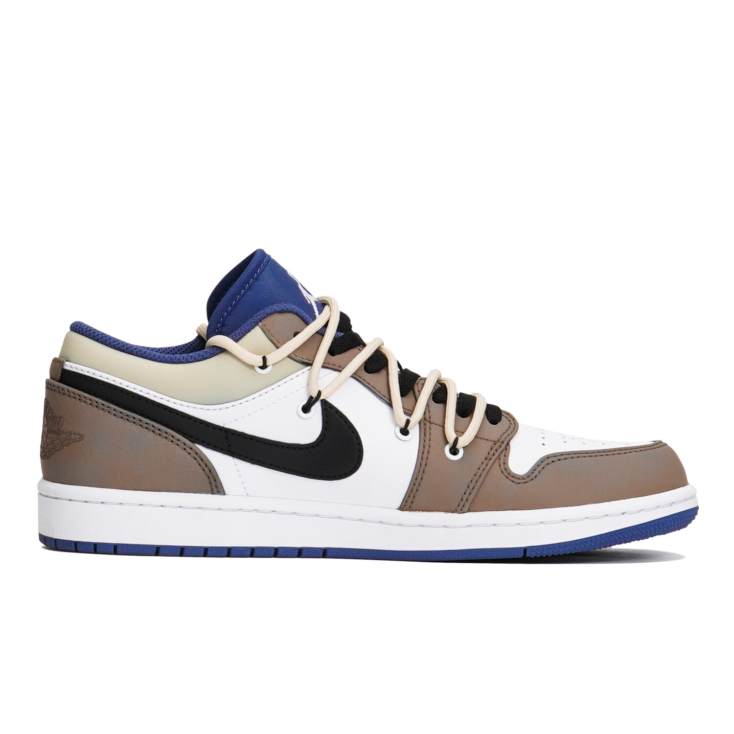 

Кроссовки Air Jordan 1 Vintage Basketball Shoes Men Low-top Khaki, белый
