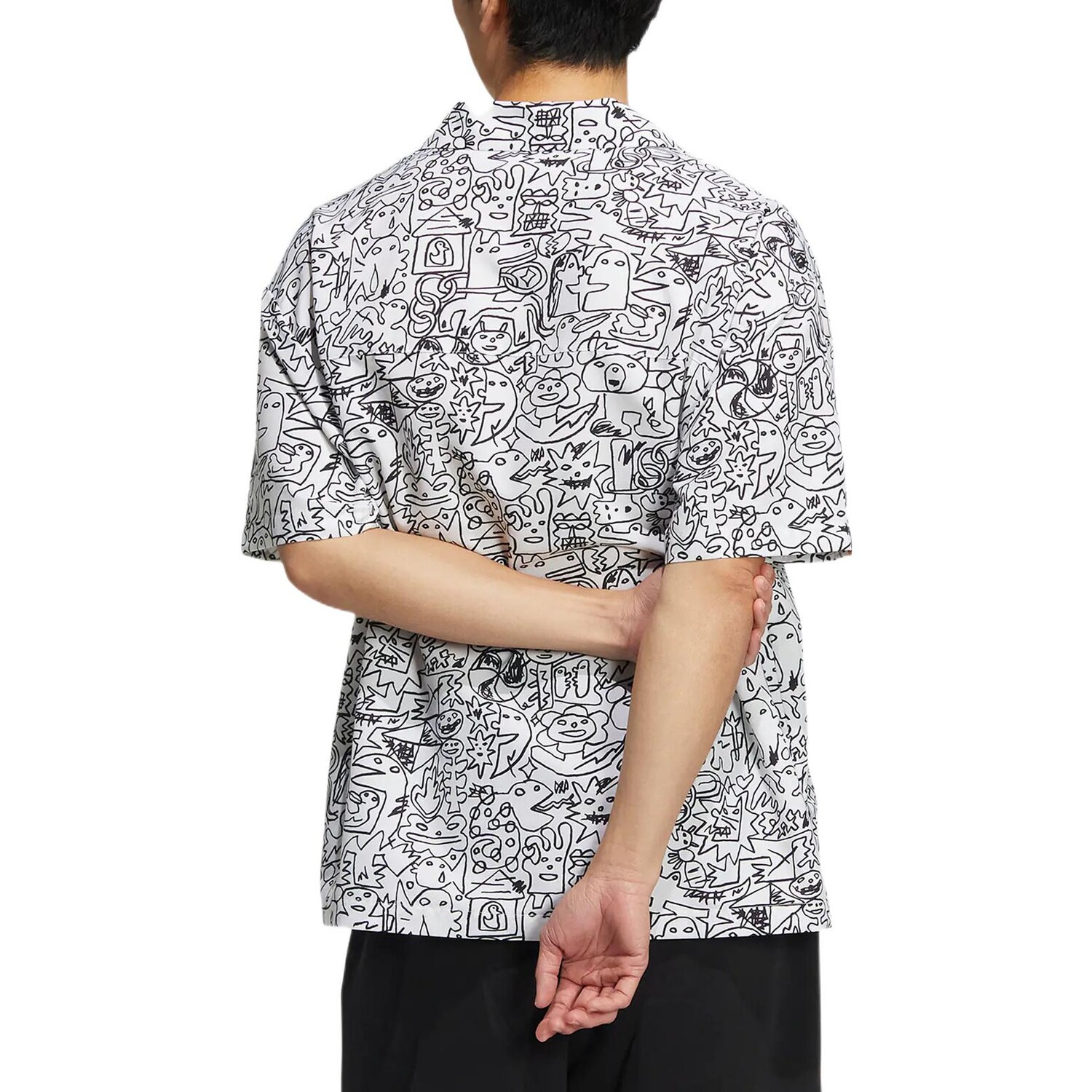 Рубашка Okawara мужская белая Adidas Originals, белый — фото 3