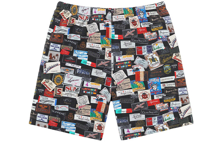 SS21 Повседневные шорты унисекс Supreme, белый