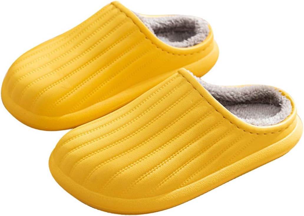 

Женские тапочки Rojeam, комфортные, водонепроницаемые, зимние, для сада, теплые домашние тапочки, для дома и улицы, для мужчин и женщин, желтый