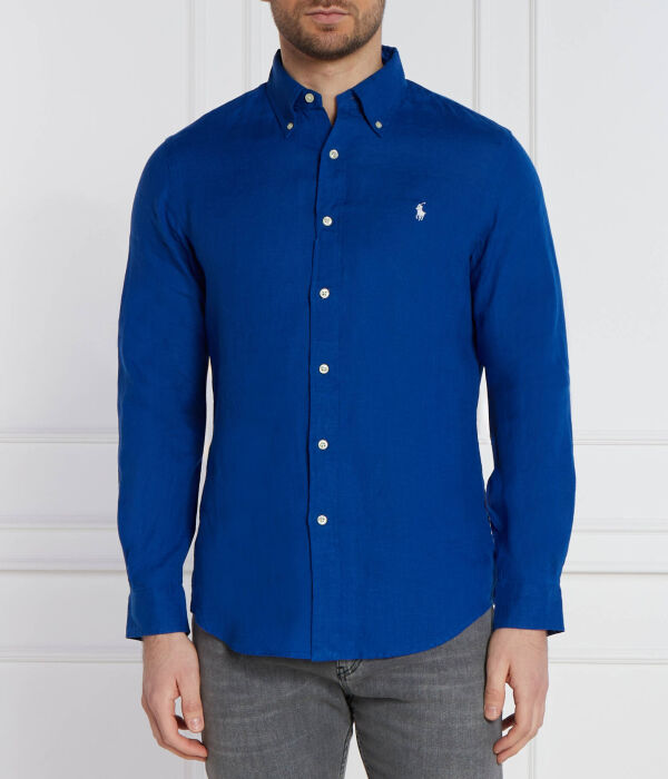 

Рубашка мужская Polo Ralph Lauren повседневная, синий