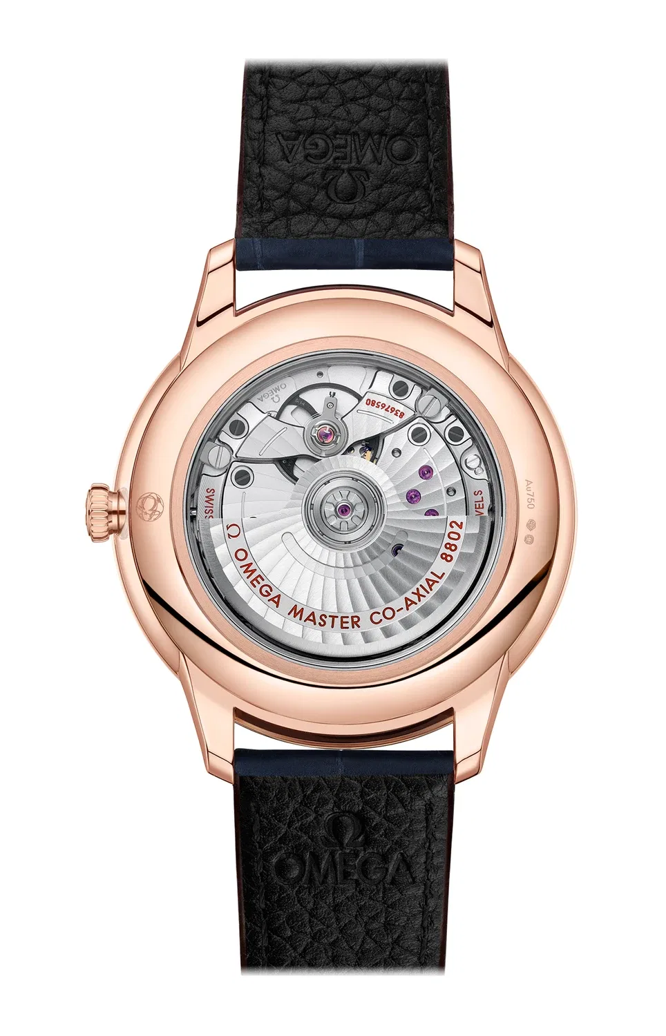 DE VILLE PRESTIGE 41 ММ, ORO SEDNA НА КОЖЕ - 434.53.41.20.03.001 OMEGA, золотой — фото 2