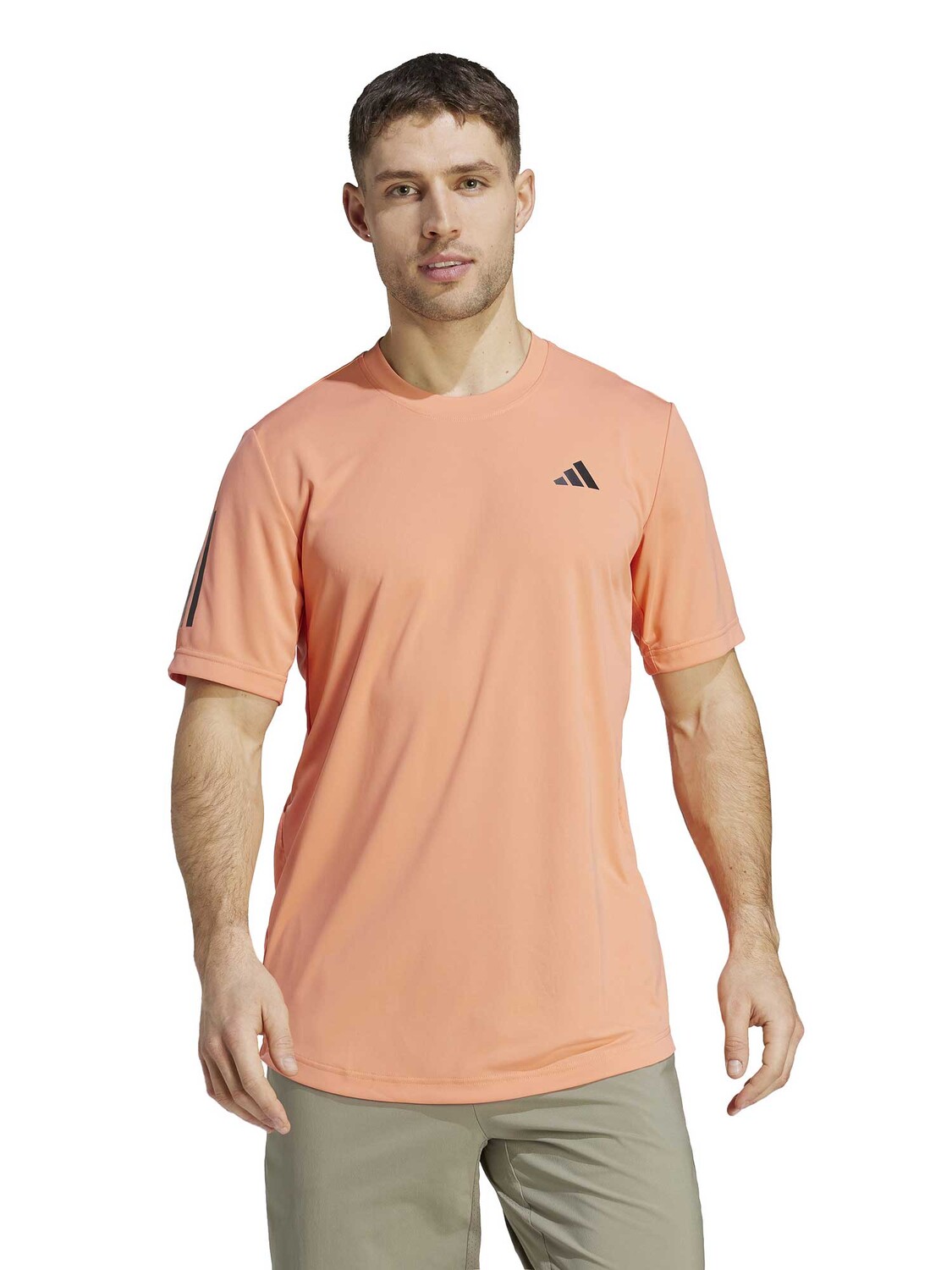 

Футболка Adidas Performance Club 3-Stripes Tennis, оранжевый