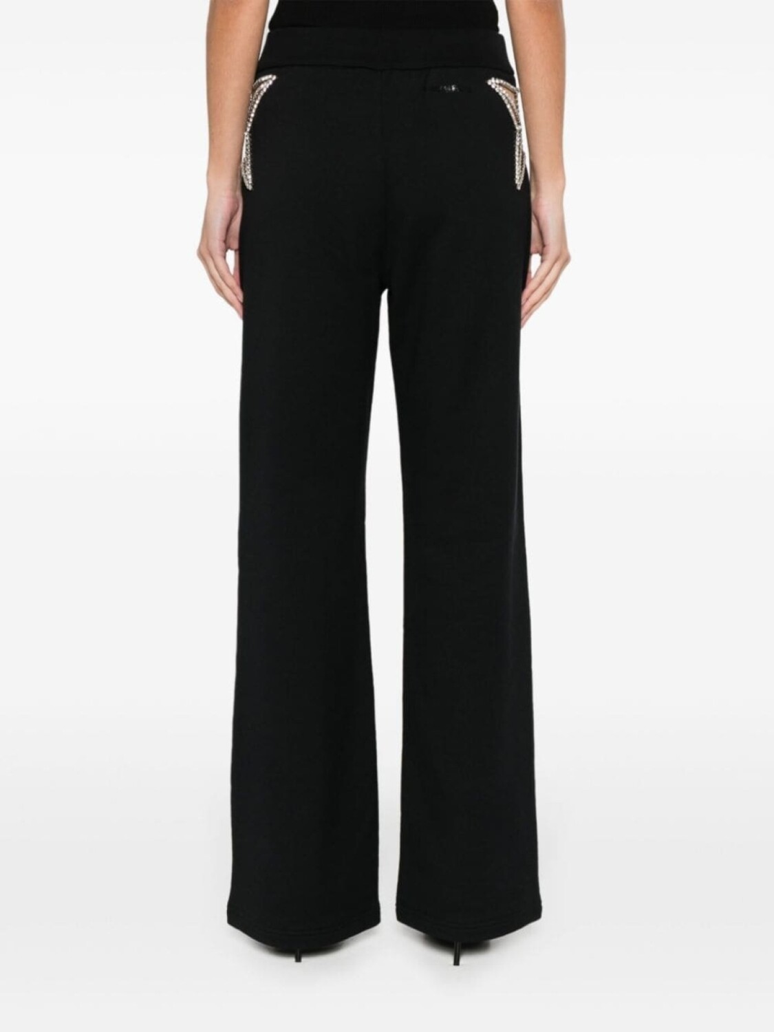 

Спортивные брюки с кристаллами Dsquared2, черный