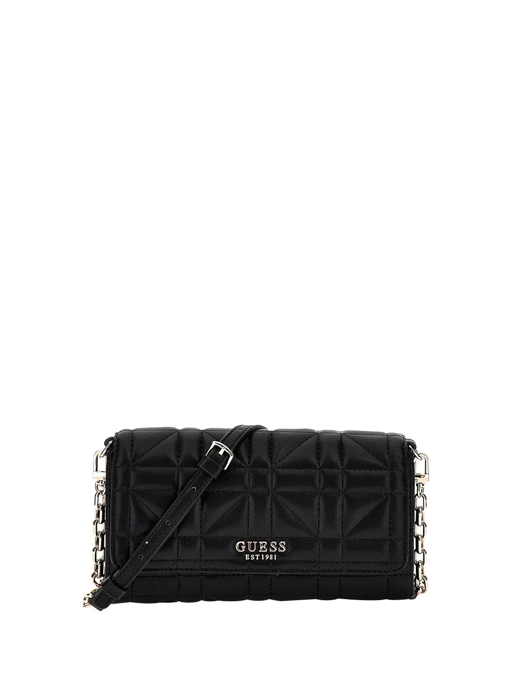 

Черная женская сумка через плечо Guess