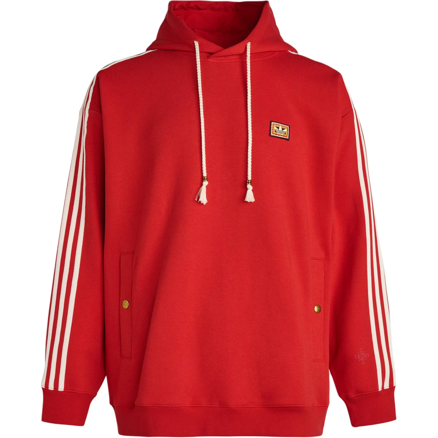 Толстовка с капюшоном мужская Adidas Originals, Light Scarlet