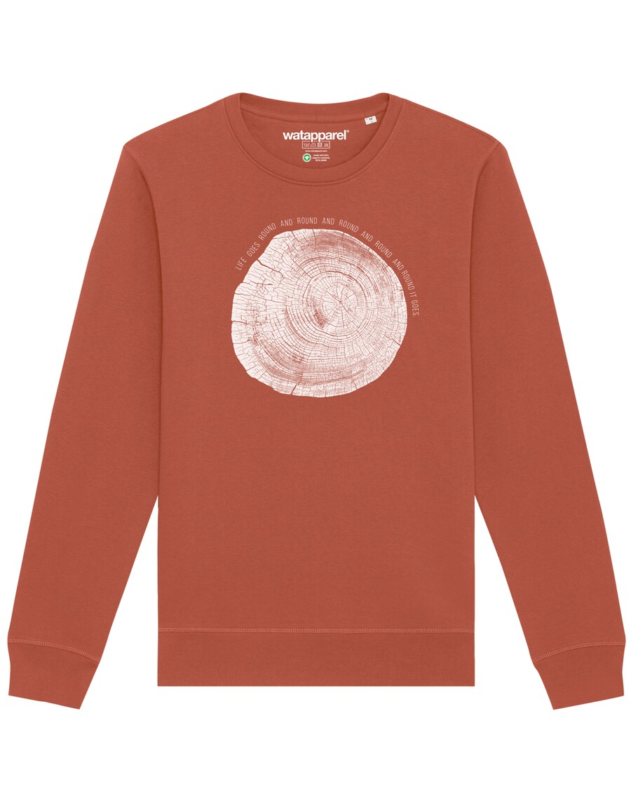 

Свитер Watapparel Sweatshirt Baumscheibe, светло-коричневый