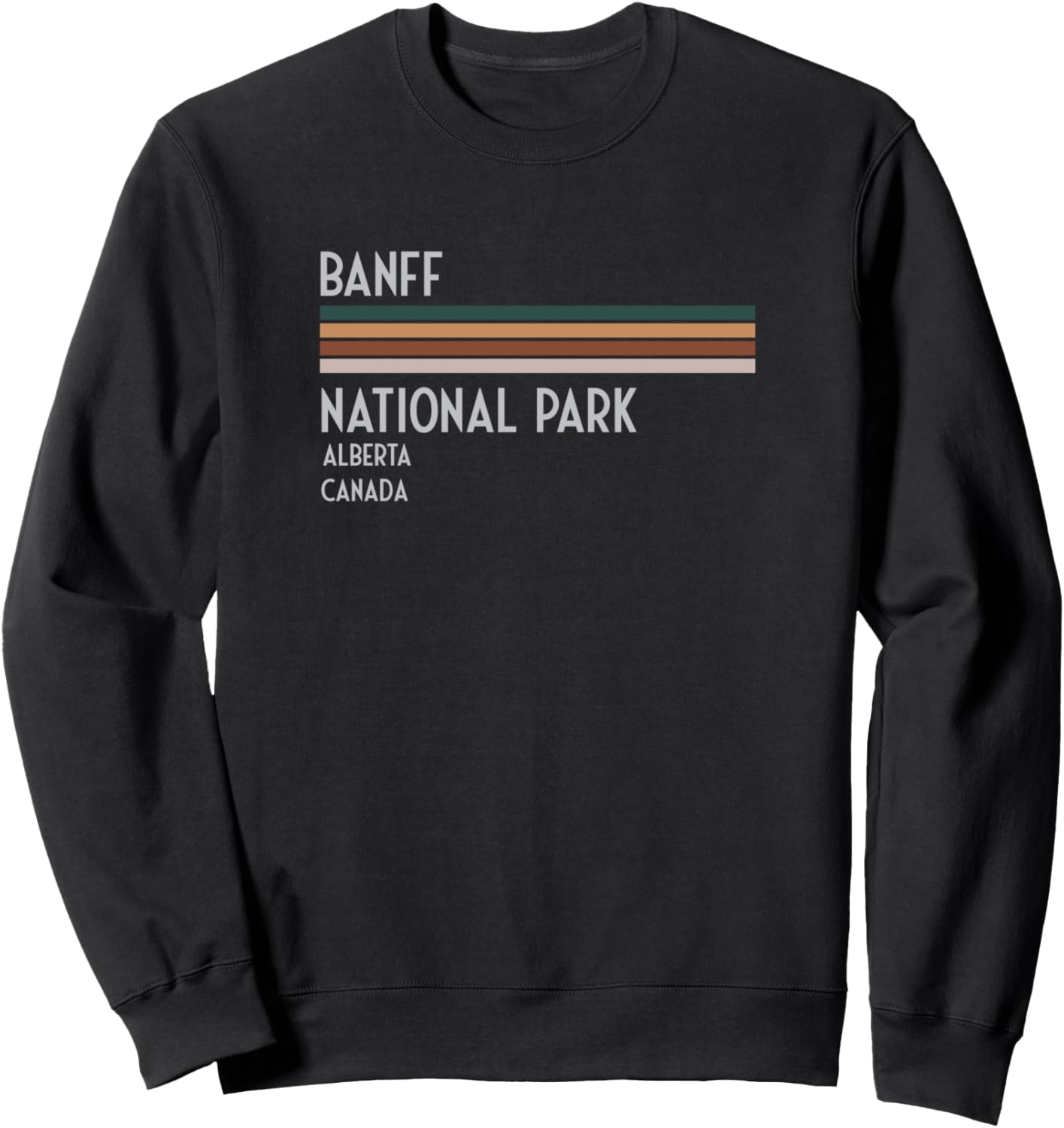 

Толстовка с изображением национального парка Банфф, Канада Canada National Parks Shirts & Gifts, черный