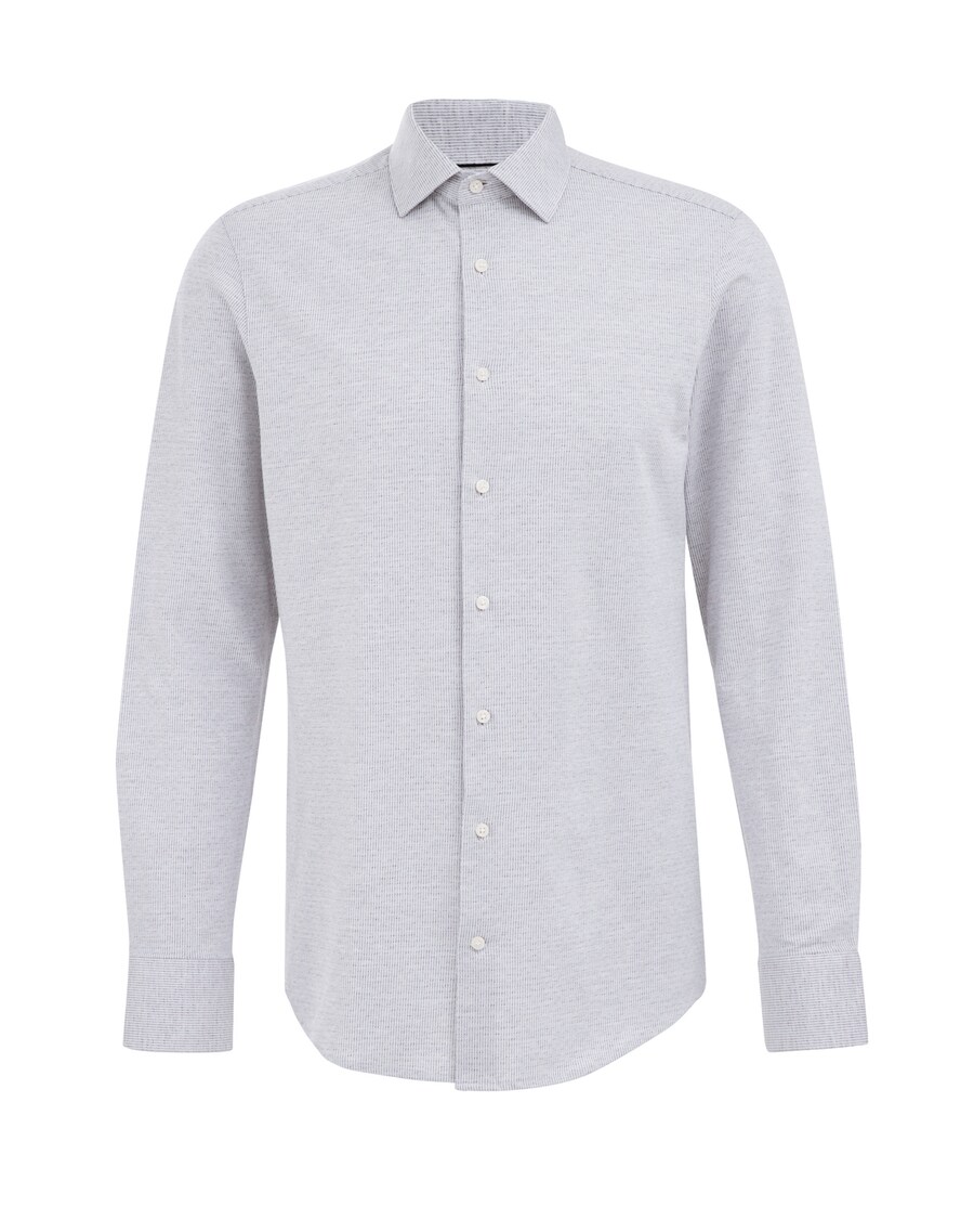 

Деловая рубашка WE Fashion Slim fit Business Shirt, цвет silver grey