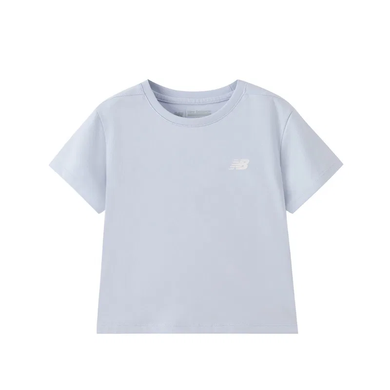 Детская футболка с круглым вырезом New Balance, Light Blue