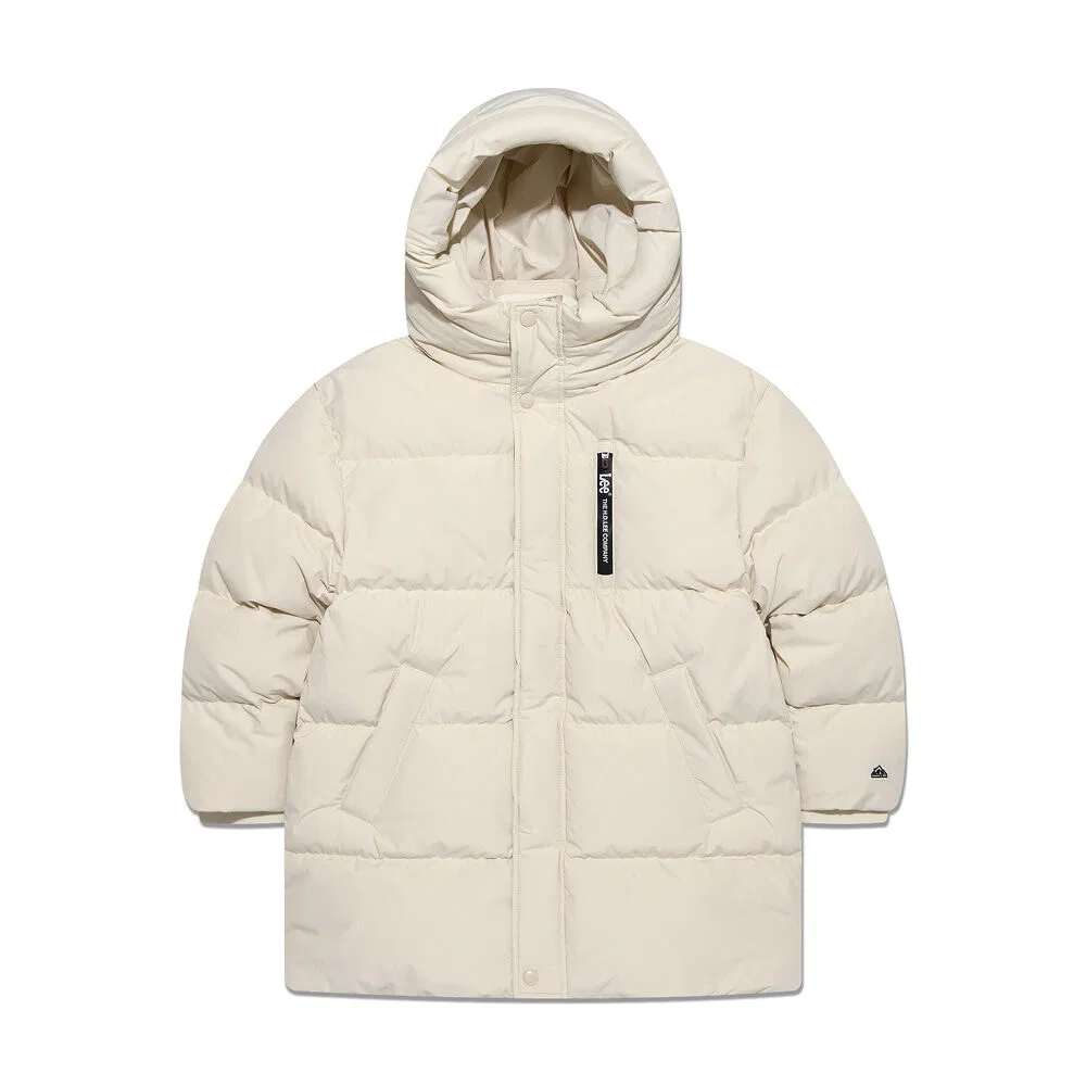 Детский длинный пуховик Bench айвори от Lee Kids