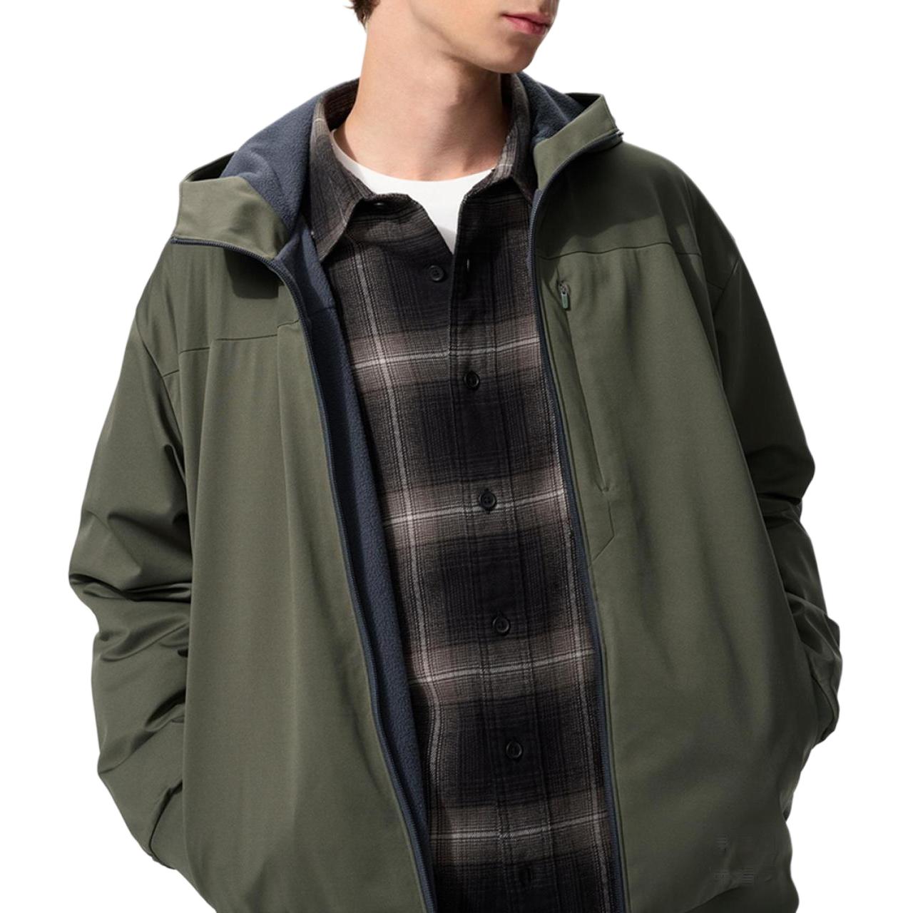 

UNIQLO Куртка мужская тёмно-оливковая, Dark Olive
