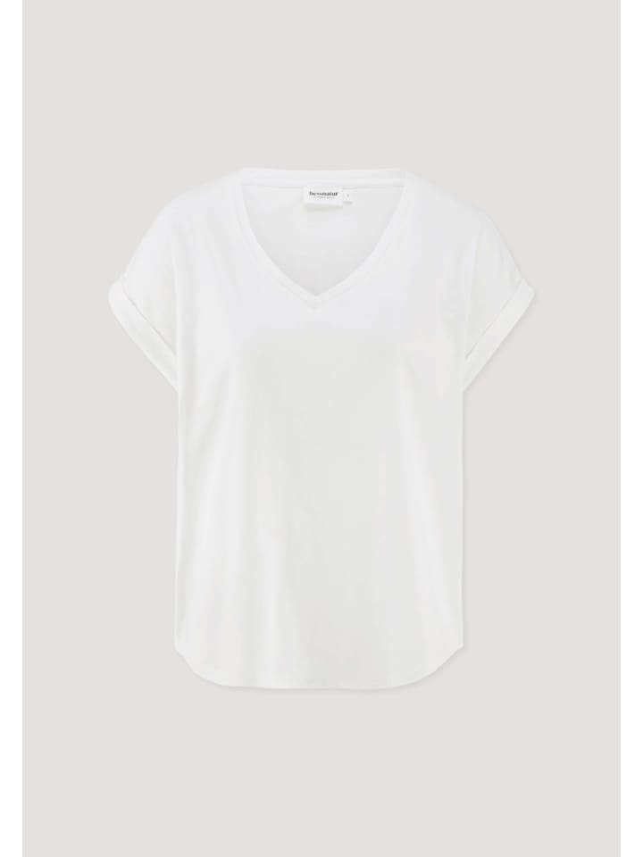 

Футболка оверсайз натурального белого цвета Hessnatur