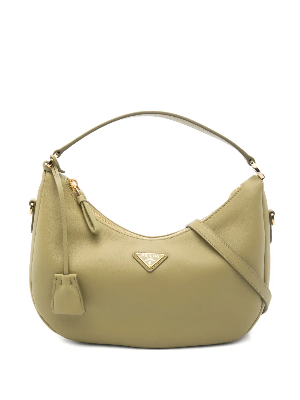 

Сумка на плечо с логотипом Prada, зеленый