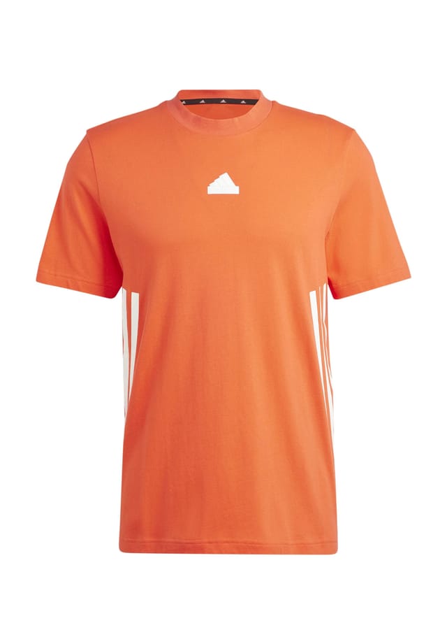 

Футболка свободного кроя из хлопка Adidas, цвет brired