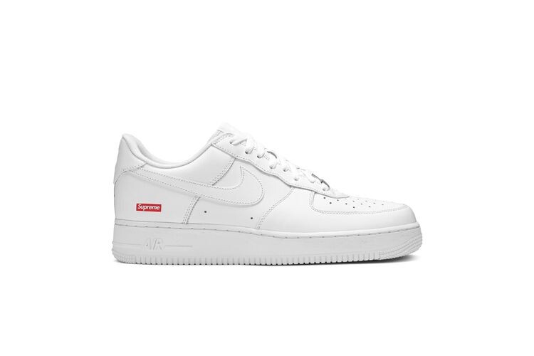 

Кроссовки Nike Supreme x Air Force 1 Low Box Logo - White, белый