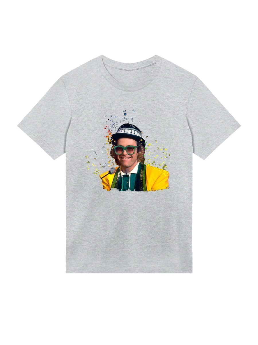 

Рубашка F4NT4STIC TV Times Elton John At The Piano 1977, Mottled Grey