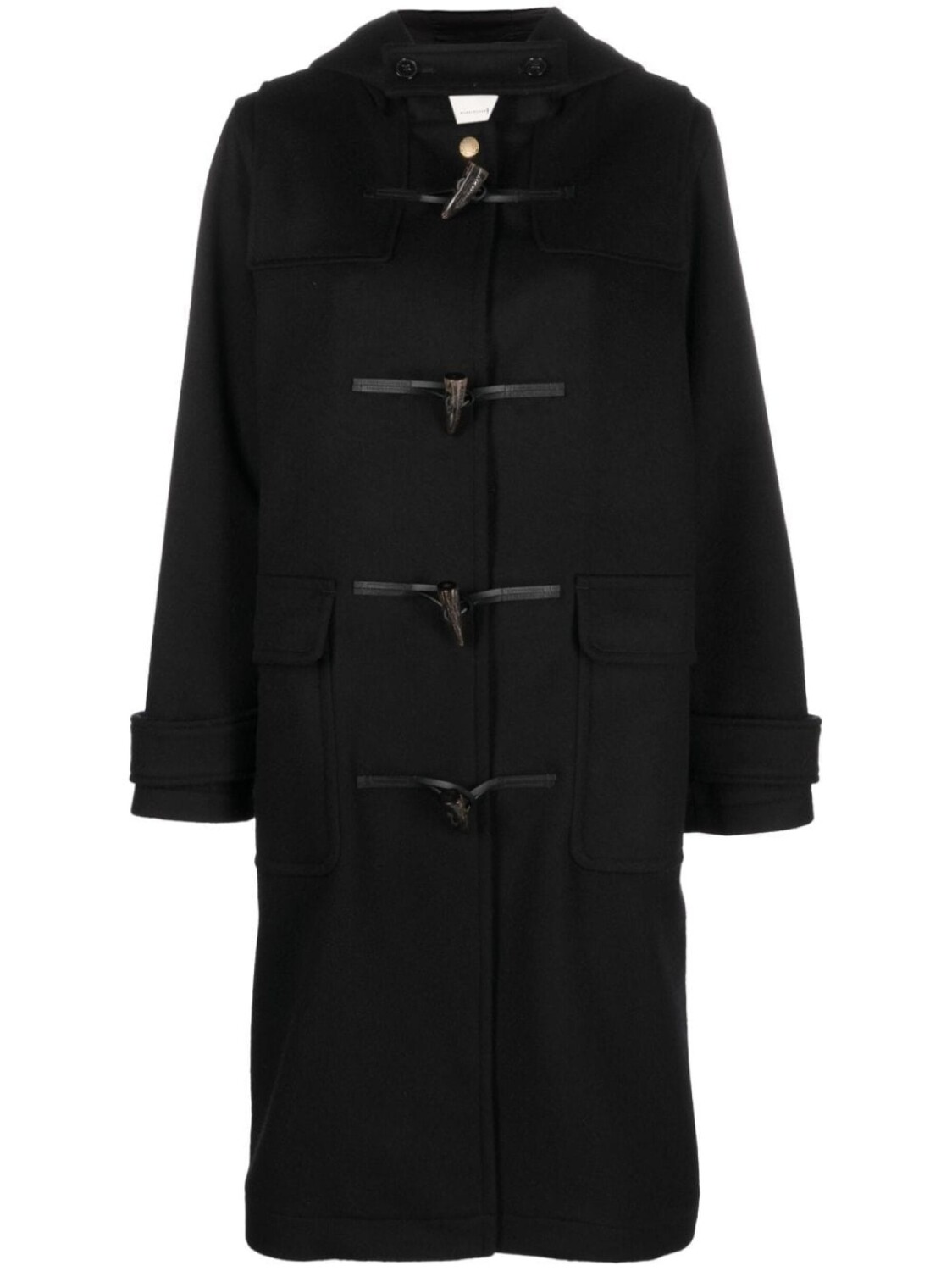 

Mackintosh однобортное пальто с застежкой тогл, черный
