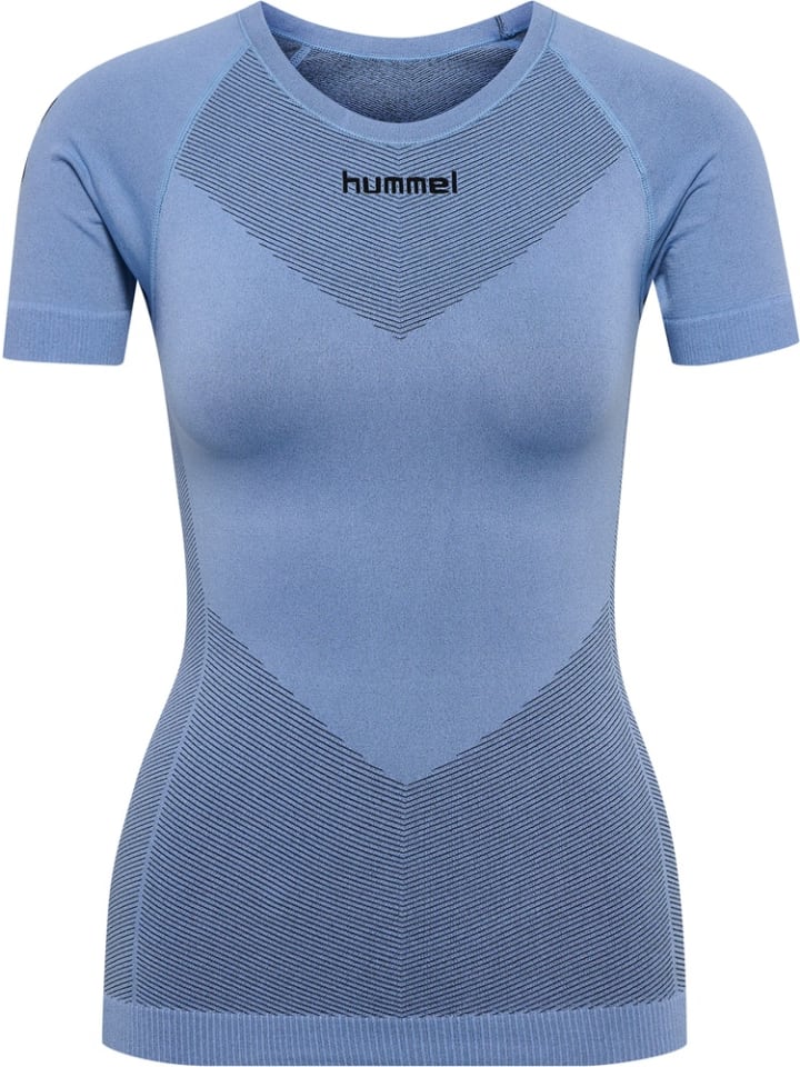 

Футболка Hummel First Seamless Jersey S/S W синего цвета Hummel