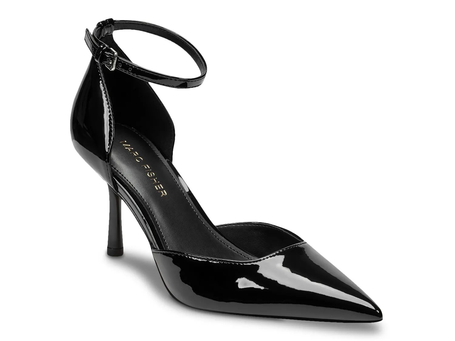 Туфли Marc Fisher Rvker Pump, Black Patent Synthetic