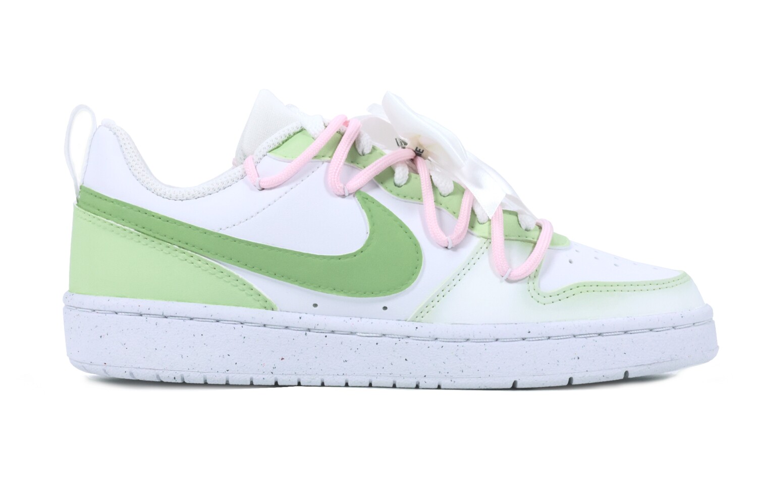 

Кроссовки Nike Court Borough Skateboarding Shoes Women's Low-top Green/white/pink, белый