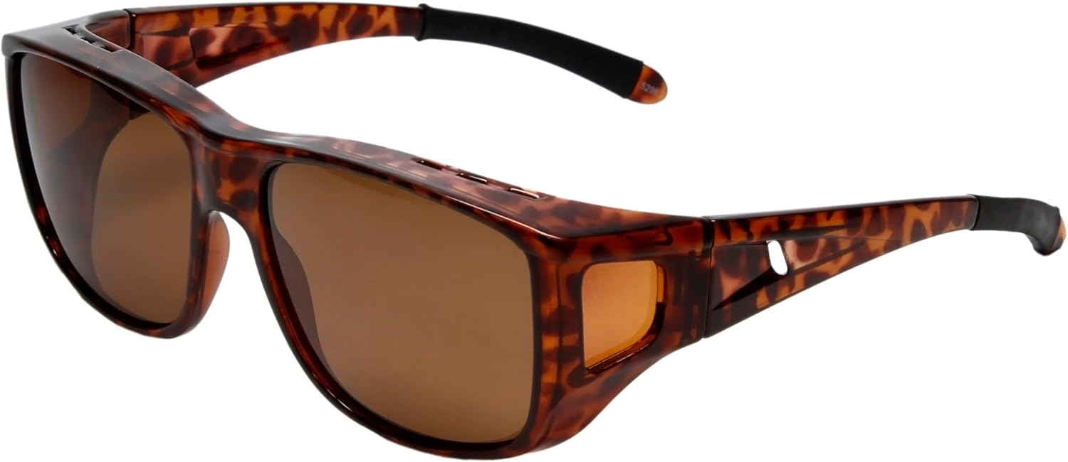 

Солнцезащитные очки Calabria VT-ZT-OPSS квадратной формы с поляризацией, дизайнерские, модные, спортивные, для активного отдыха, легкие, Shiny Brown Demi Tortoise Havana Black