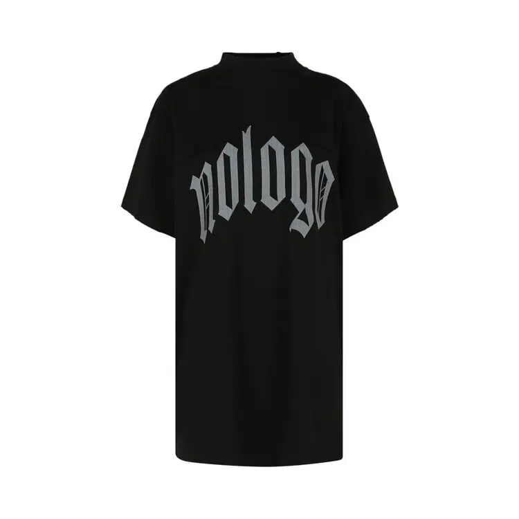Футболка Balenciaga Oversized No Logo, черный