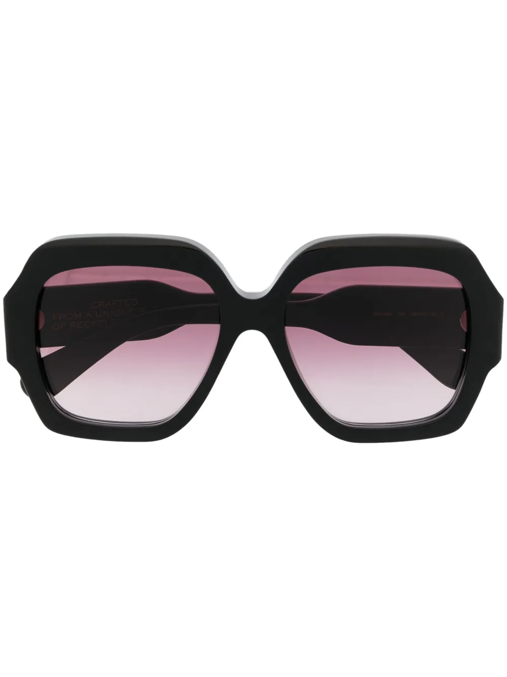 

Солнцезащитные очки в квадратной оправе Chloé Eyewear, черный
