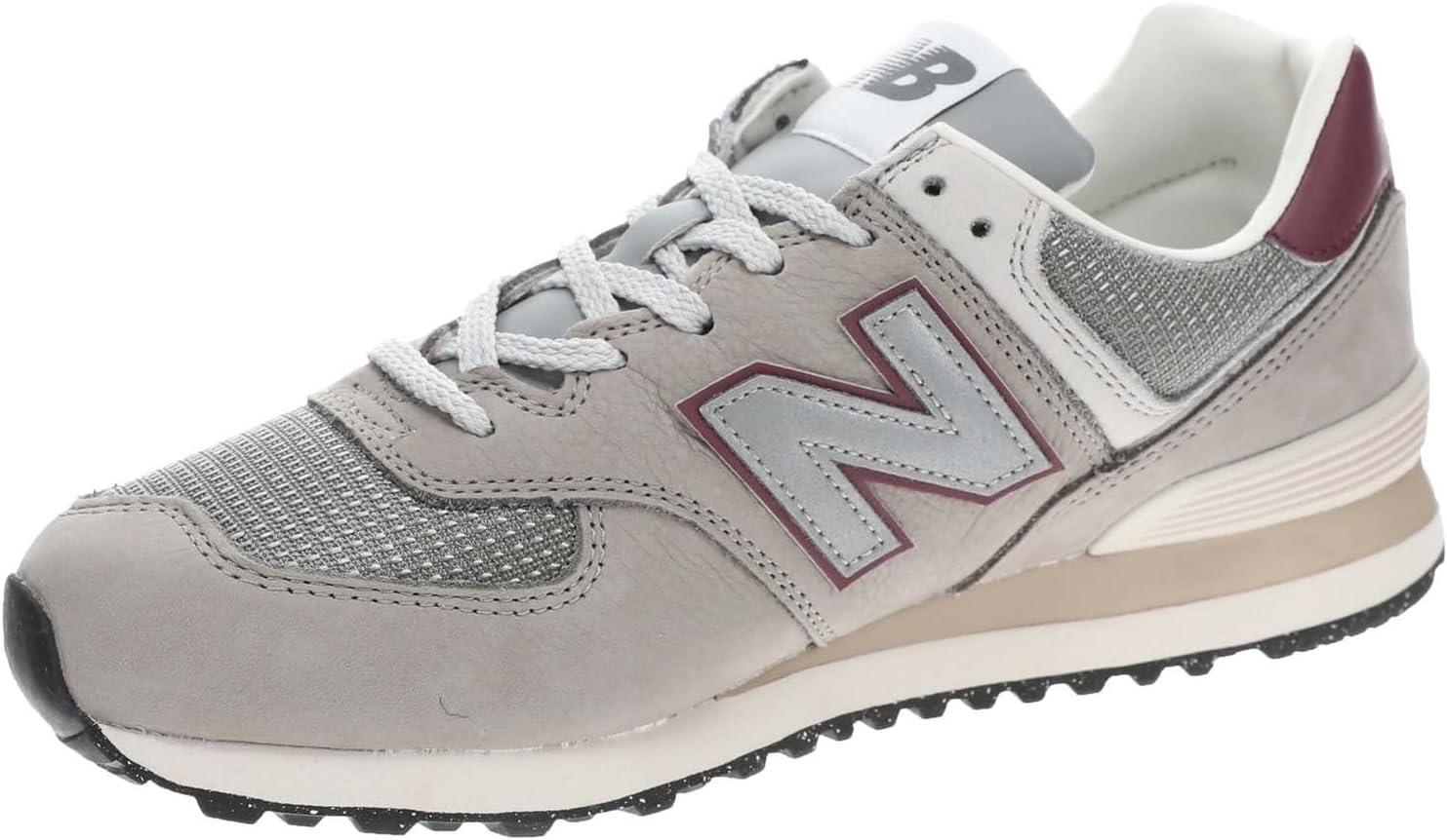 Кроссовки New Balance Unisex-Adult 574 V2 Unisex, бордовый — фото 4