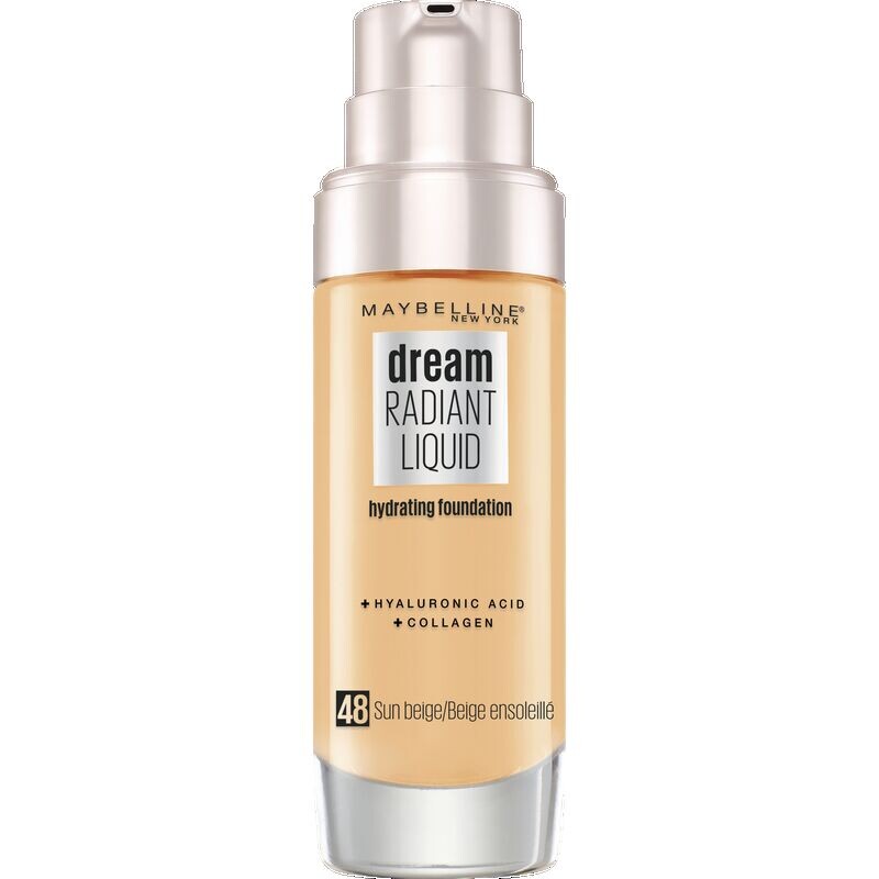 

Жидкий макияж Dream Radiant No. 48 Sun Beige Maybelline New York, 30 ml