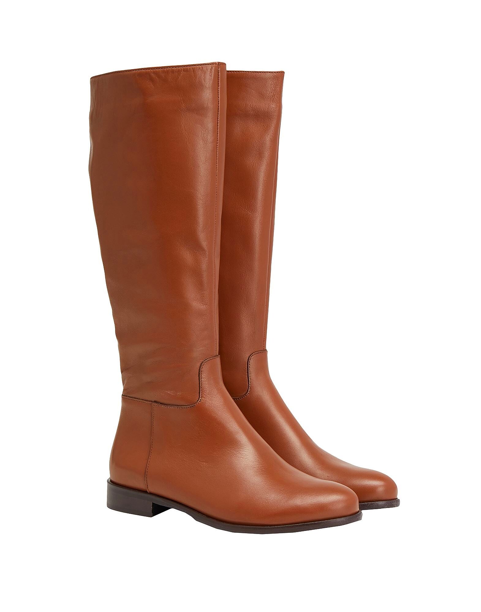 Ботинки Leather Tall Boots Leonardo Principi, желтовато-коричневый