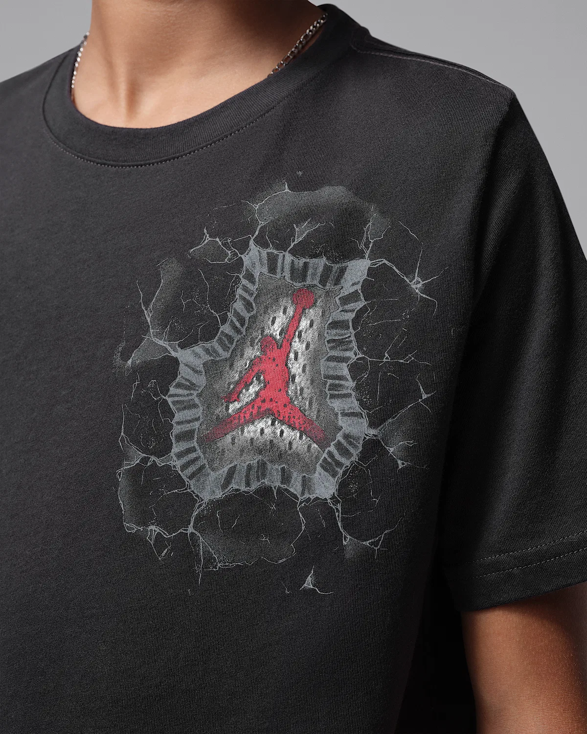 Детская футболка Jordan Jersey Breakthrough, Off Noir — фото 4