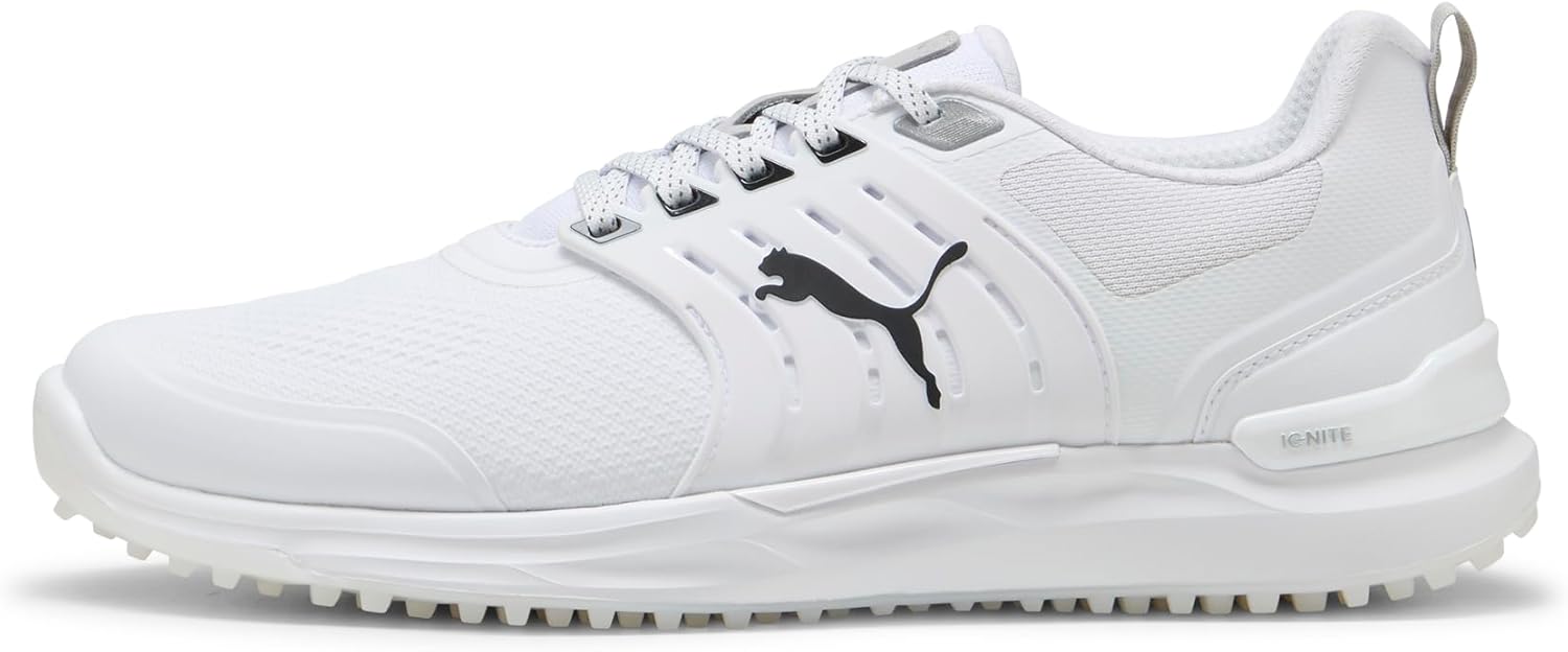 

Мужские гольф-кроссовки Puma Ignite Elevate 2, белый/черный/серый
