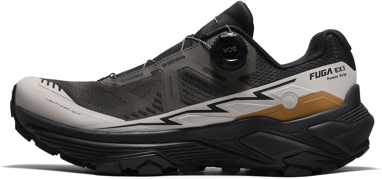 

Мужские трейловые кроссовки KAILAS FUGA EX 3 BOA легкие, противоскользящие, дышащие для бега и походов, серый