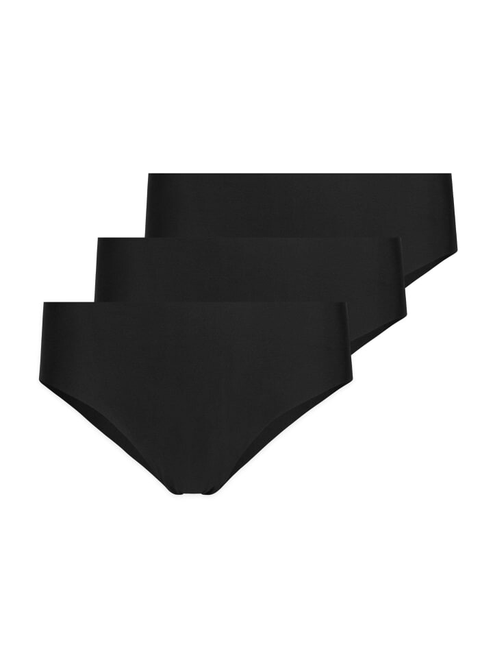 

Хипстеры SNOCKS High Waist aus Mikrofaser 3 Stück, черный