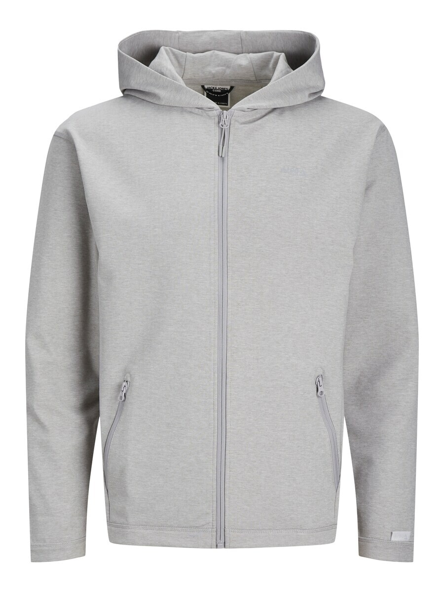 

Худи на молнии JACK & JONES, цвет Silver Grey/Light Grey