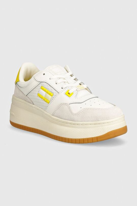 Кроссовки TJW RETRO BASKET FLATFORM MIX Tommy Jeans, белый