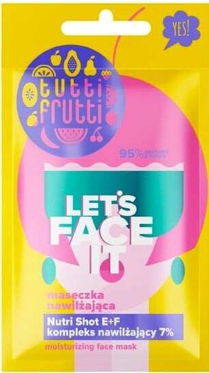 

Увлажняющая маска для лица, 7 г Farmona, Tutti Frutti Let`s Face It