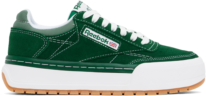 

Кроссовки Megacourt Green Club C Reebok Classics, Collegiate green/Escape green