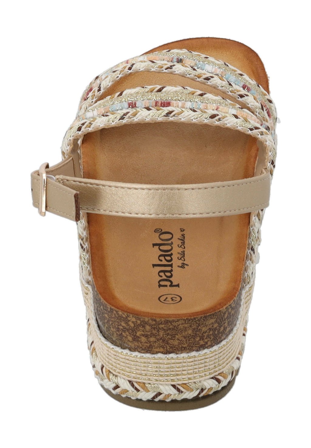 Босоножки на платформе AIFATE - Espadrilles Palado by Sila Sahin, золотой — фото 4