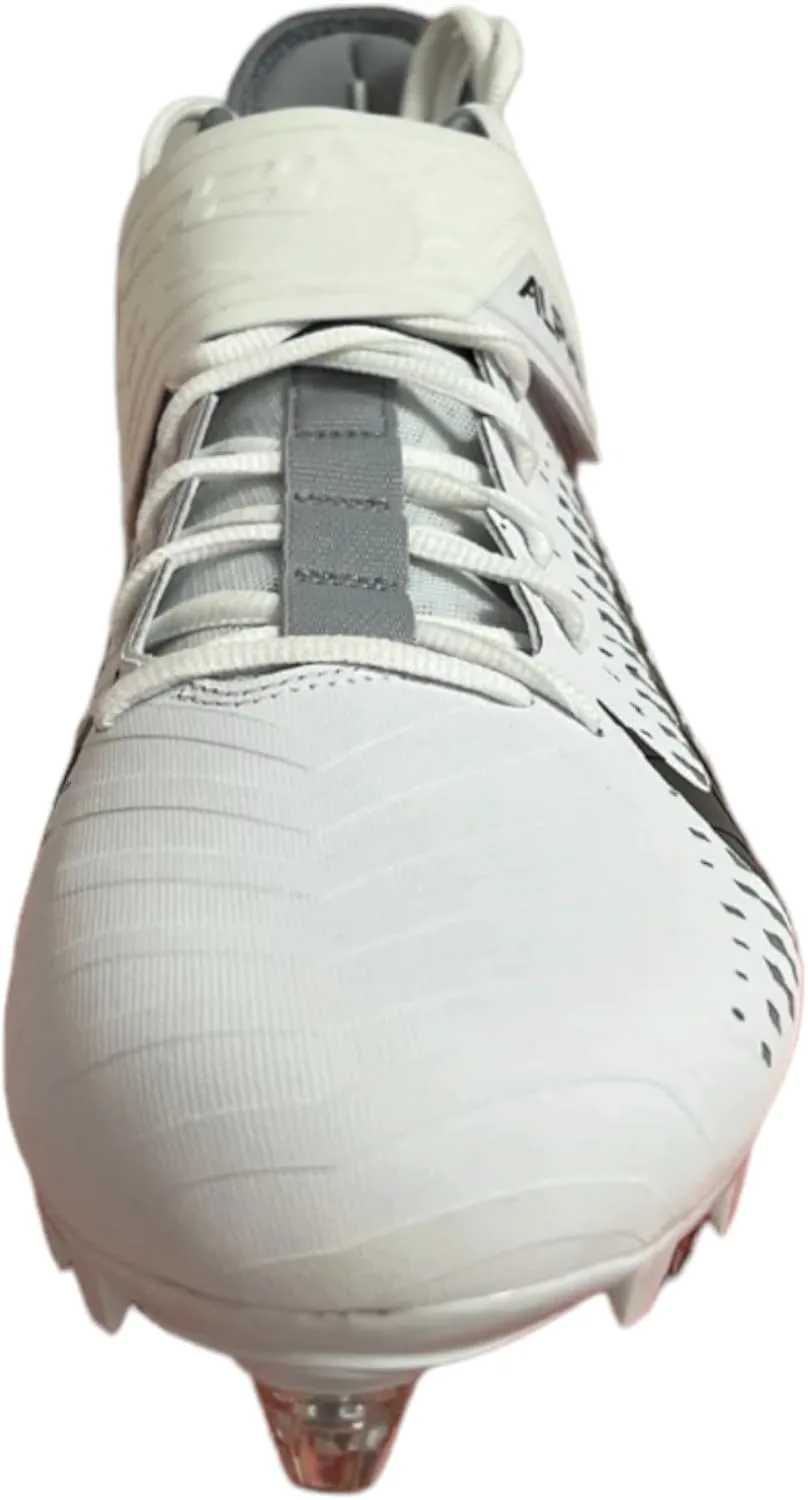 Футбольные бутсы Nike Men's Alpha Menace Pro 2 D - черный/белый, размер 7M US, белый/черный/серый — фото 4