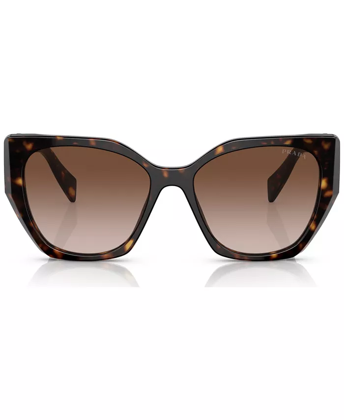 Солнцезащитные очки женские Symbole Round, PR 19ZS PRADA, коричневый — фото 3